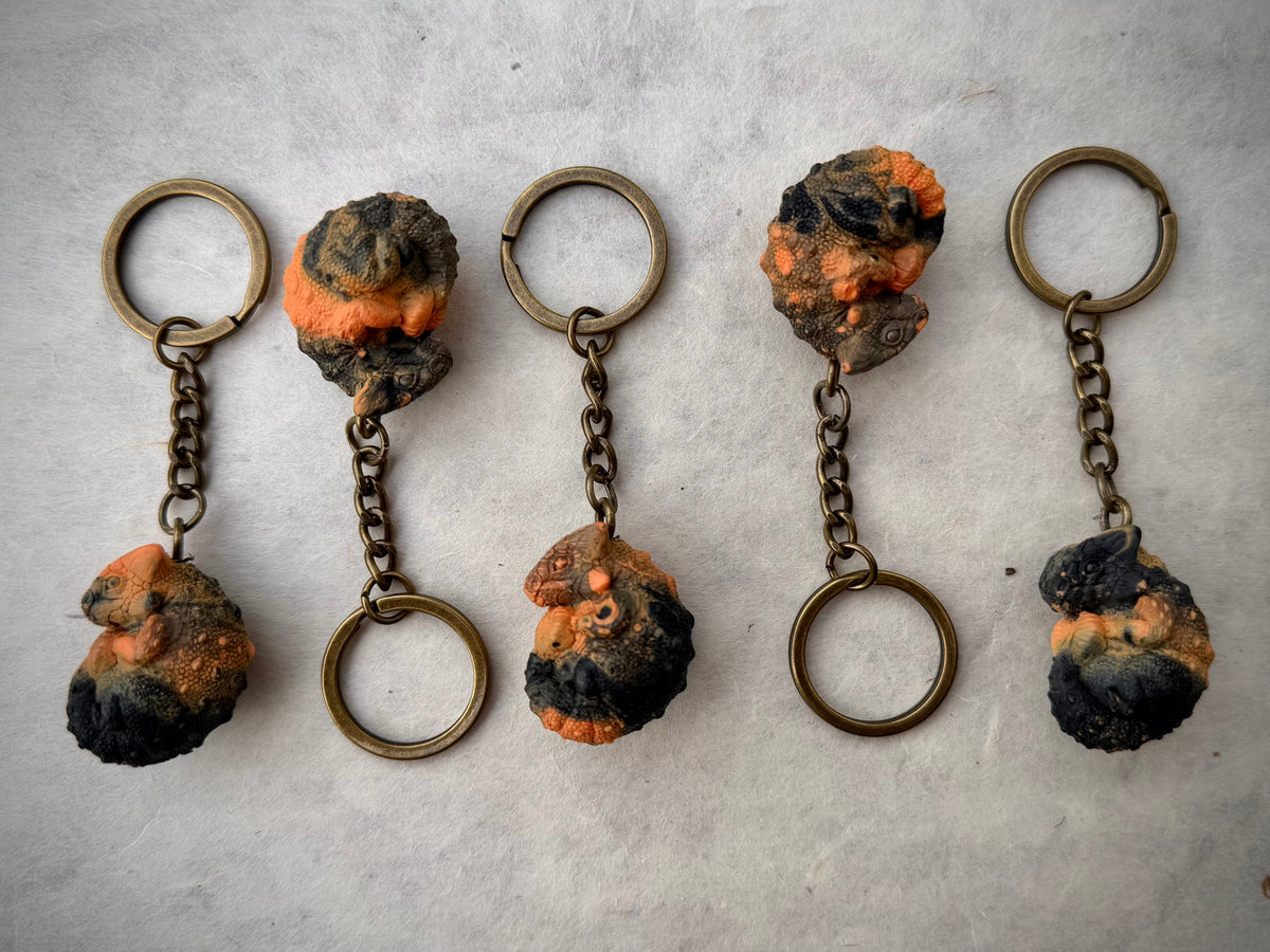 Ankylosaurus Keyrings Halloween Edition
