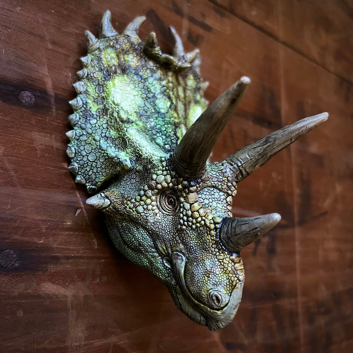 Custom Painted Pentaceratops Head Slot