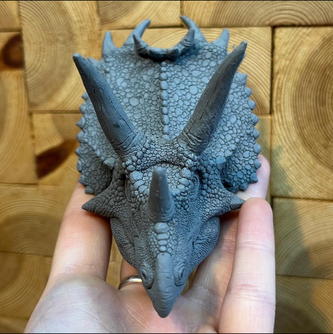 Blank Pentaceratops Resin Cast