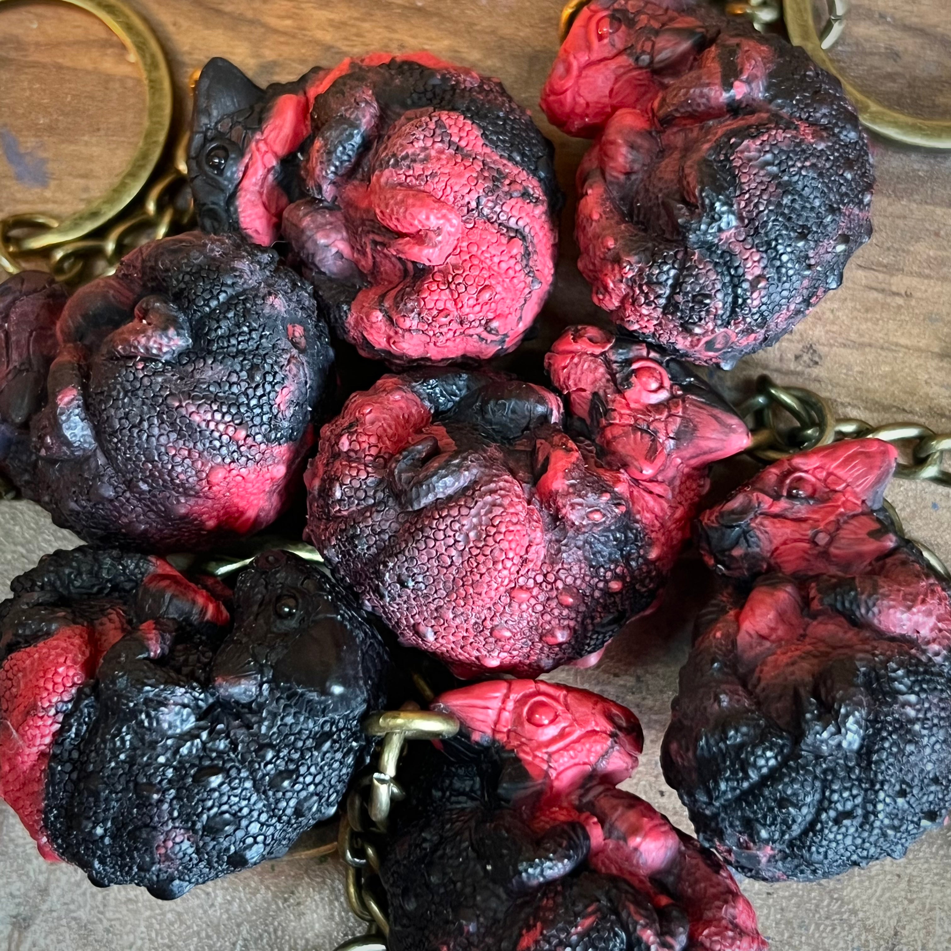 Ankylosaurus Keyrings Valentine Edition